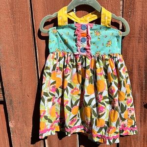 MATILDA 4T BRILLIANT DAYDREAM you’re a peach halter dress NEW WITHOUT TAGS.